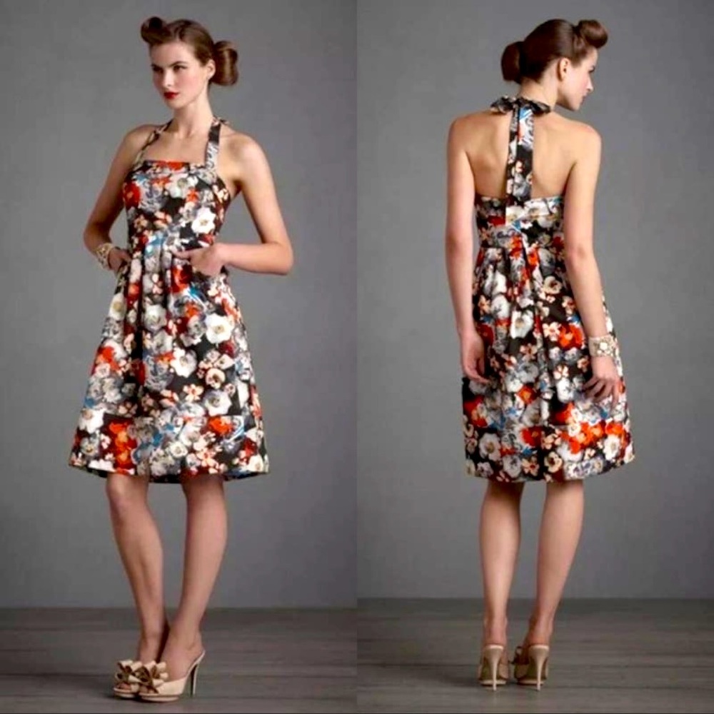 BHLDN Hitherto Halter Dress, EUC